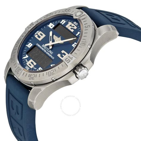 breitling aerospace evo titanium blue face|Breitling aerospace nato strap.